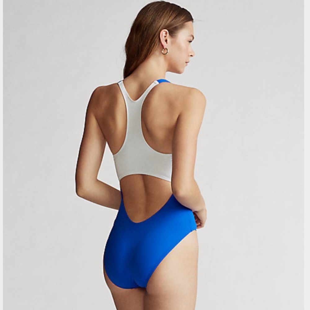 RALPH LAUREN POLO Sailboat Regatta 1-piece Swimsuit Woman’s Sz M NEW TAGS RARE! - Picture 3 of 9